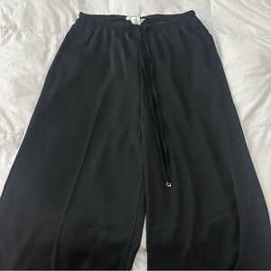 H&M satin wide leg pants Sz XS NWOT
